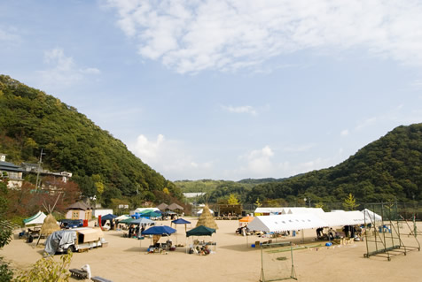 淡河そら祭りの朝