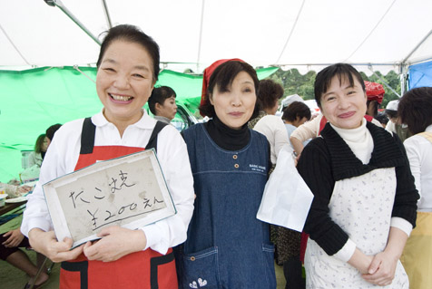 淡河そら祭り 婦人会のたこ焼き