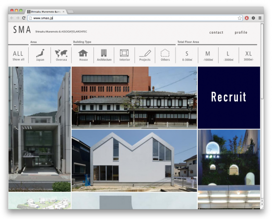 Shinsaku Munemoto & ASSOCIATES, ARCHITECTS. Web Site